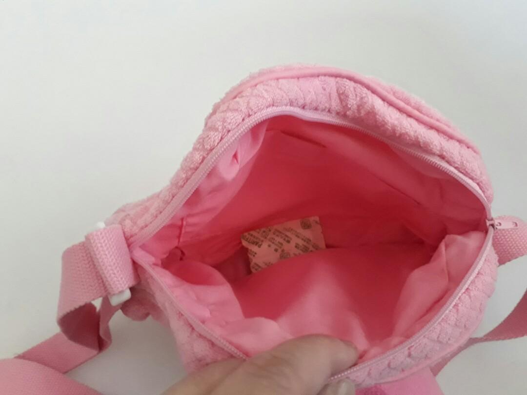 My Melody shoulder bag (Category: Diaper Bags & Wetbags) located in San Juan City. Submitted by melody_24 (Listing ID 215918327, Image 3). Description: Slightly used My Melody shoulder bag. Adjustable sling. With zipper closure. In very good condition. Stored and kept very well.. very clean in and out.. original Sanrio from Japan.