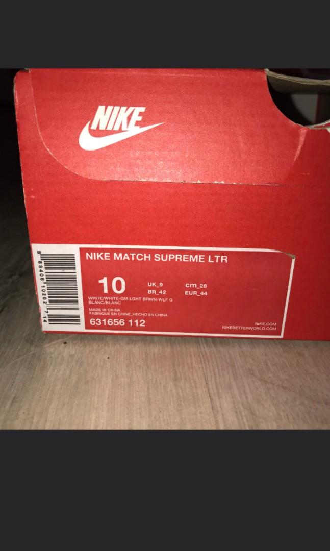 NIKE MATCH SUPREME LTR Fesyen Pria Sepatu Sneakers di Carousell