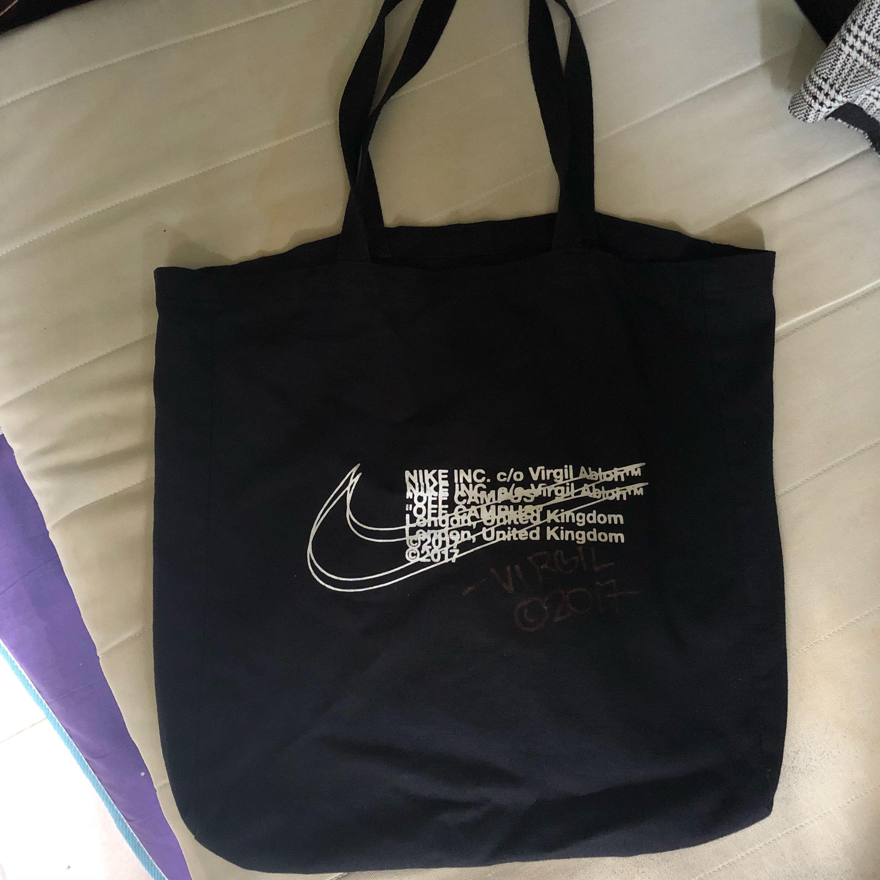 Nike x Off-White Tote Bag, Fashion, Bags, Sling Bags on Carousell