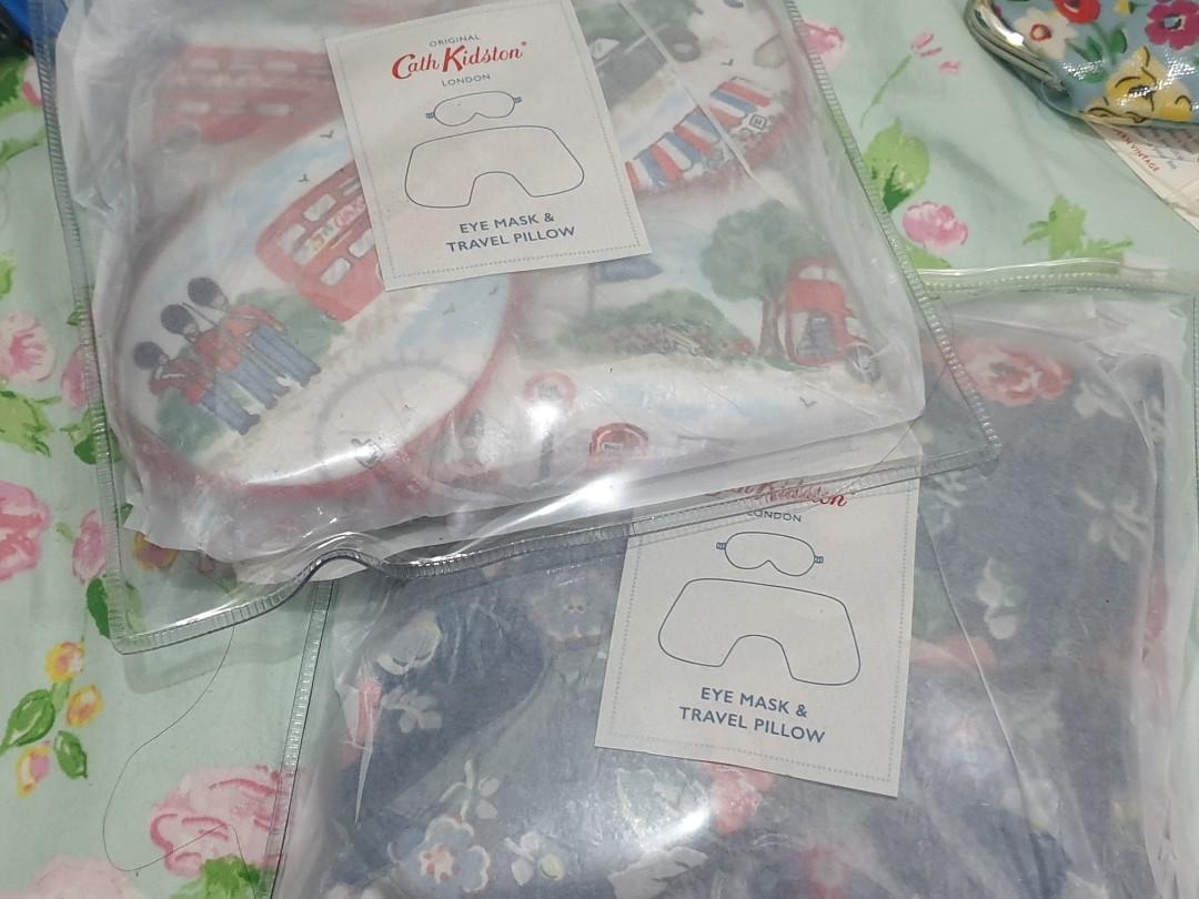 Original Cath Kidston Eye Mask and Travel Pillow 2 designs available Hobbies Toys Travel Travel Essentials Accessories on Carousell