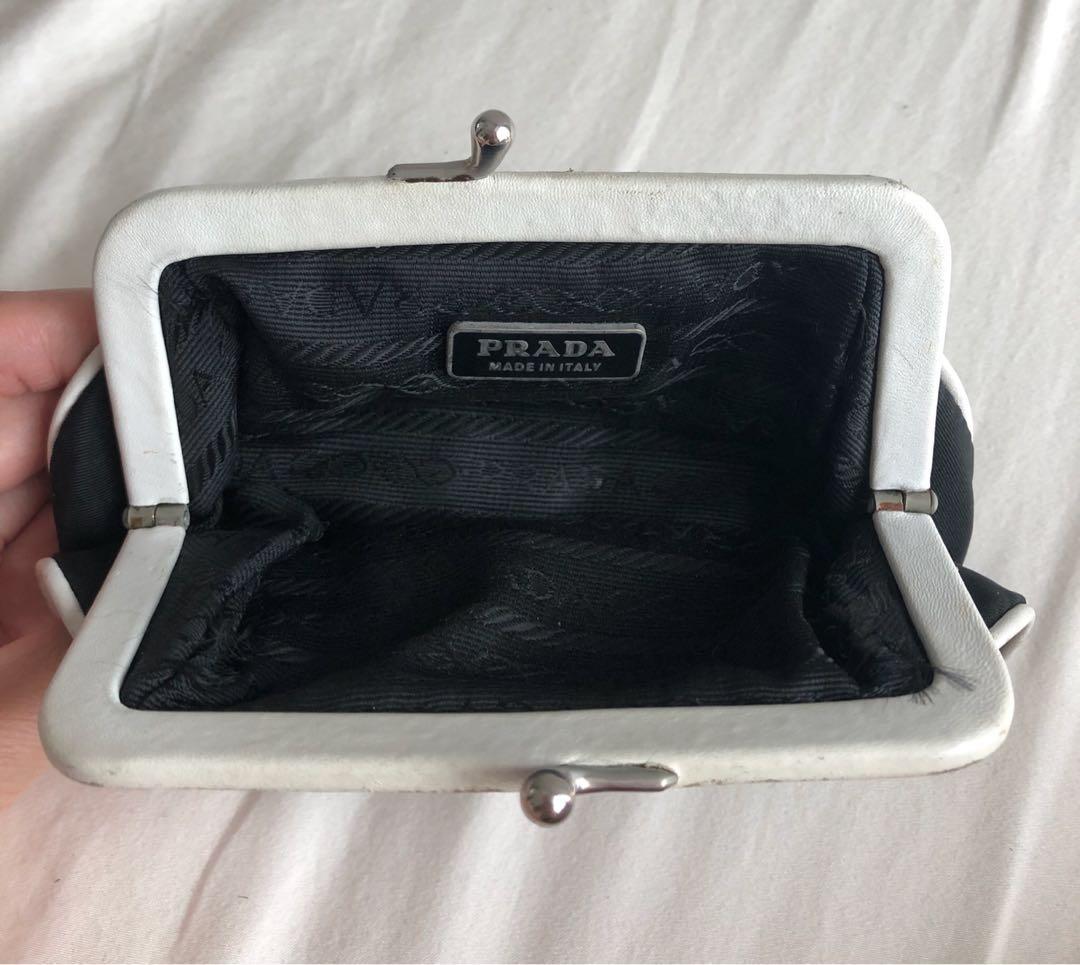 Prada kiss lock coin purse Outlet