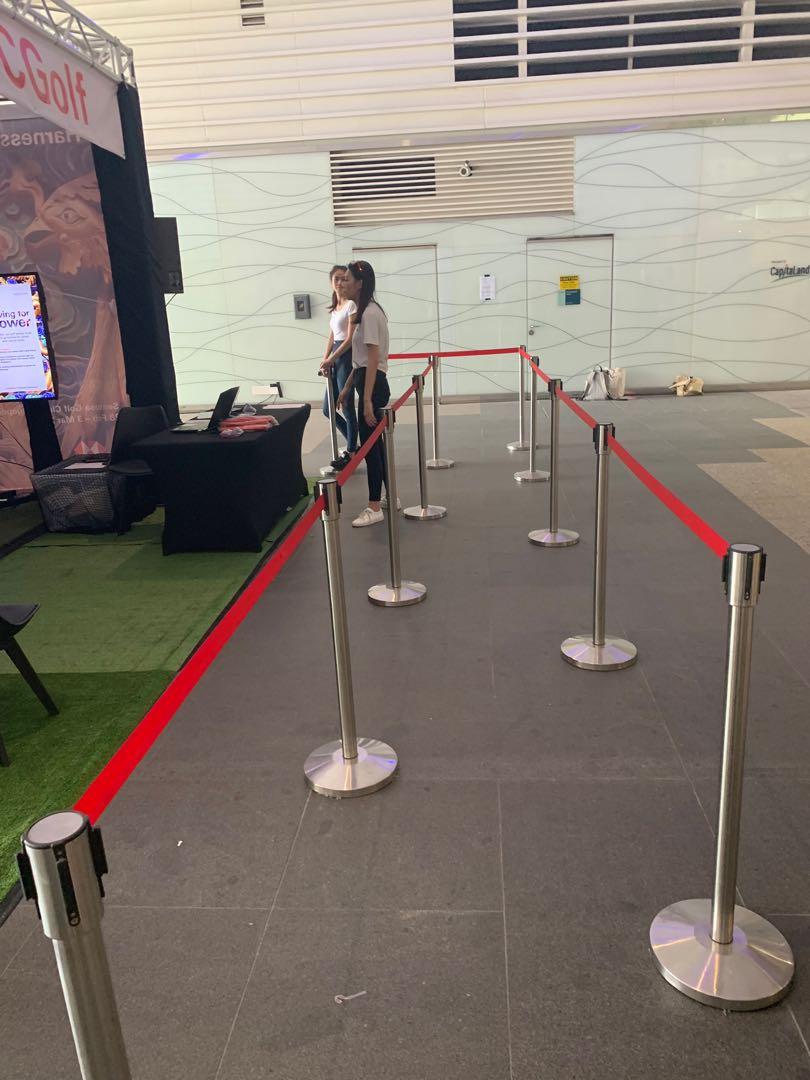 Queue Pole Rental Q Pole Rental Event Equipment Rental The SG