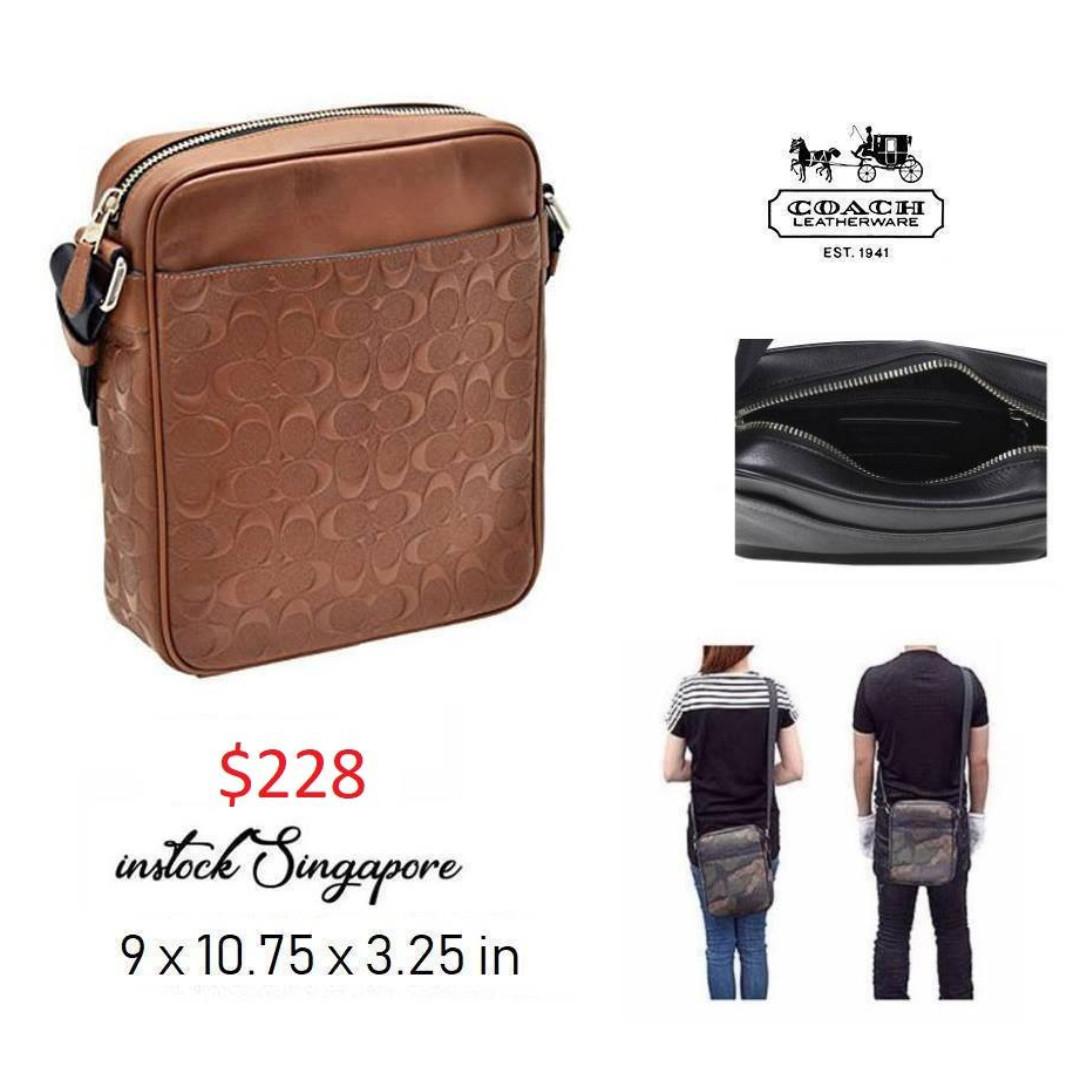 coach flight bag for men