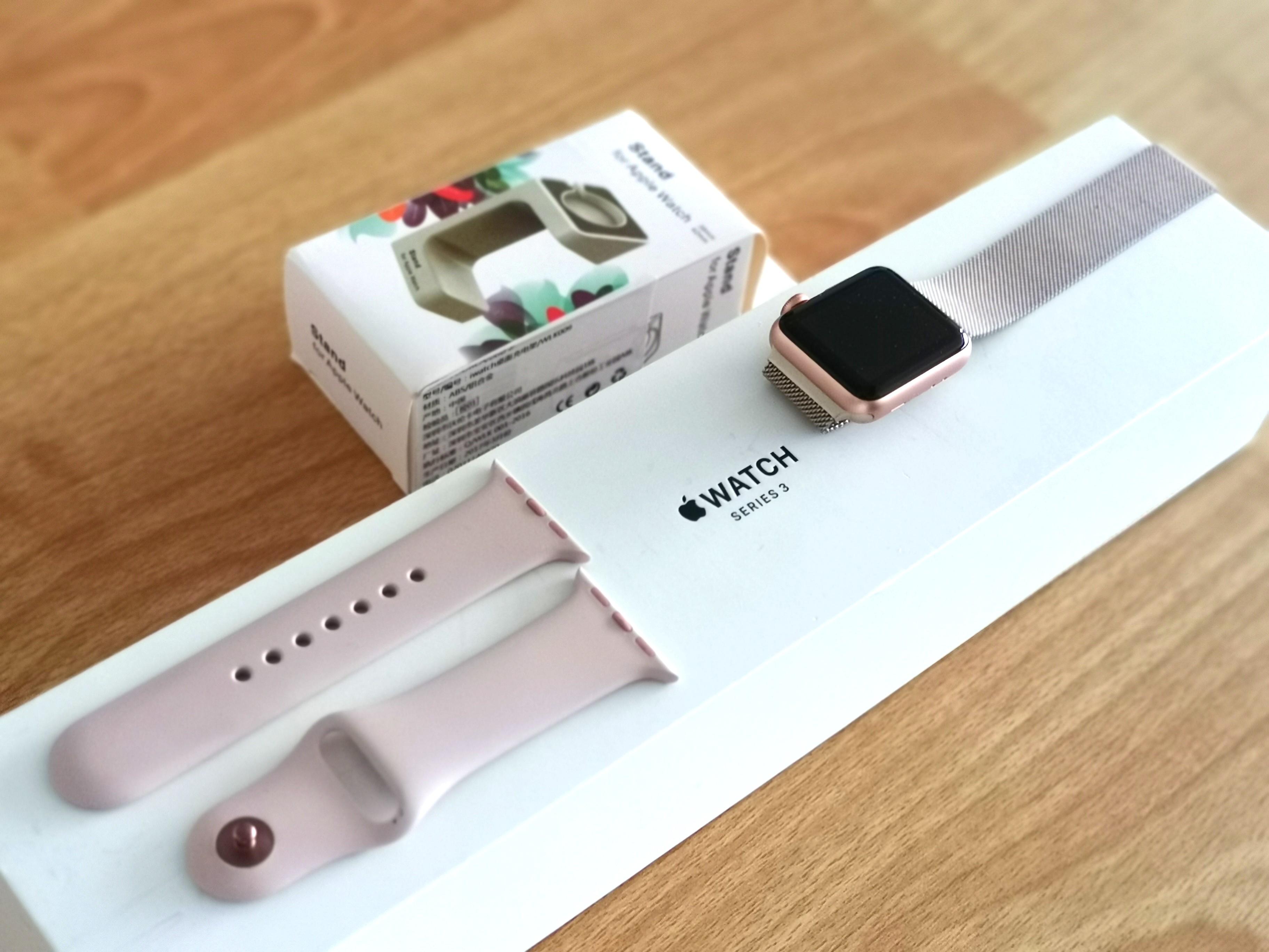 Rose gold apple hotsell watch series 3 38mm