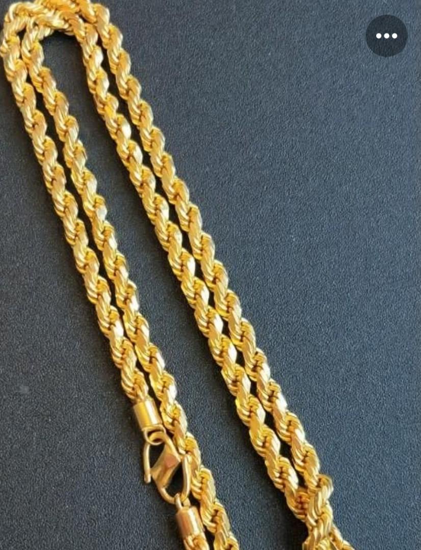 Gold chain hot sale men thick