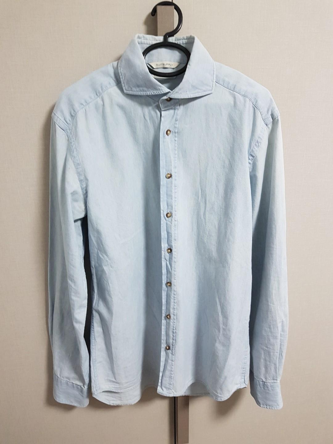 suitsupply denim shirt