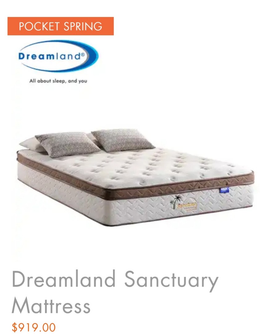 Dreamland super single mattress deals
