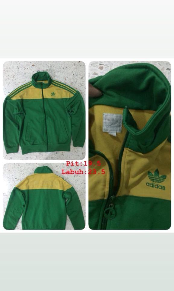 Sweater adidas hijau deals
