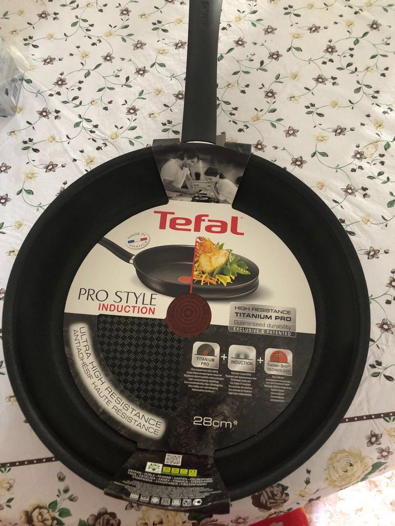 Tefal 28cm made in France frying pan cookware , Furniture & Home Living, Kitchenware & Tableware