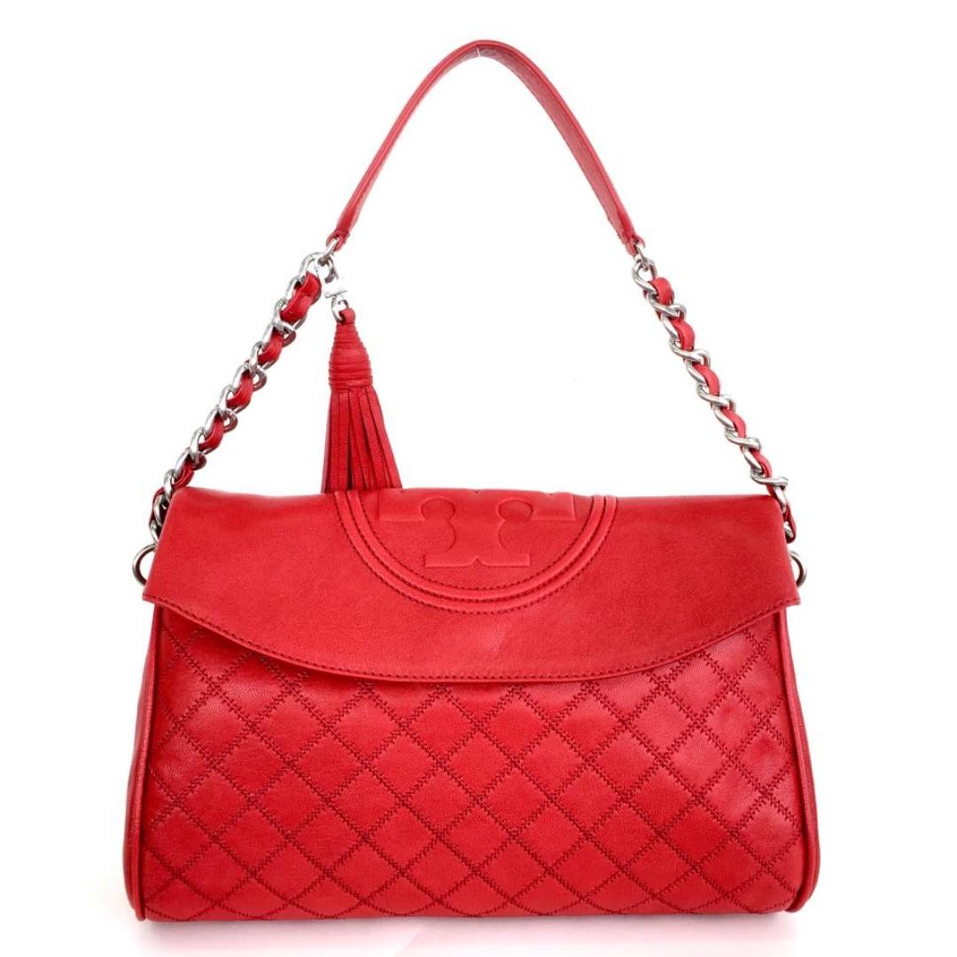 Tory burch fleming distressed hobo hot sale