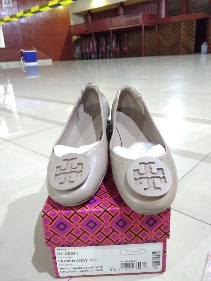 Tory burch minnie french gray deals