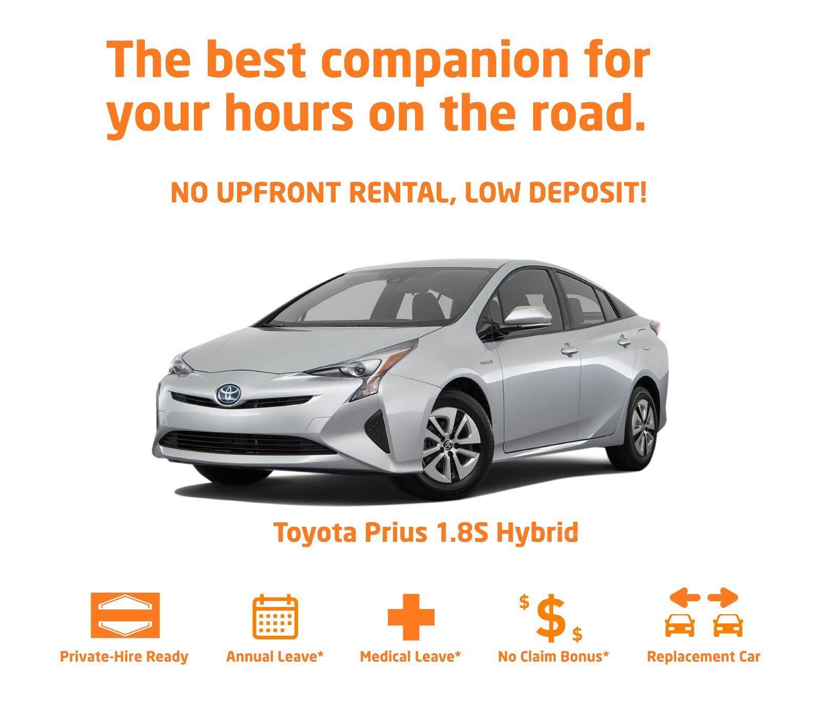Toyota Prius S Hybrid Car Al For Private Hire Grab Cars Share This Listing