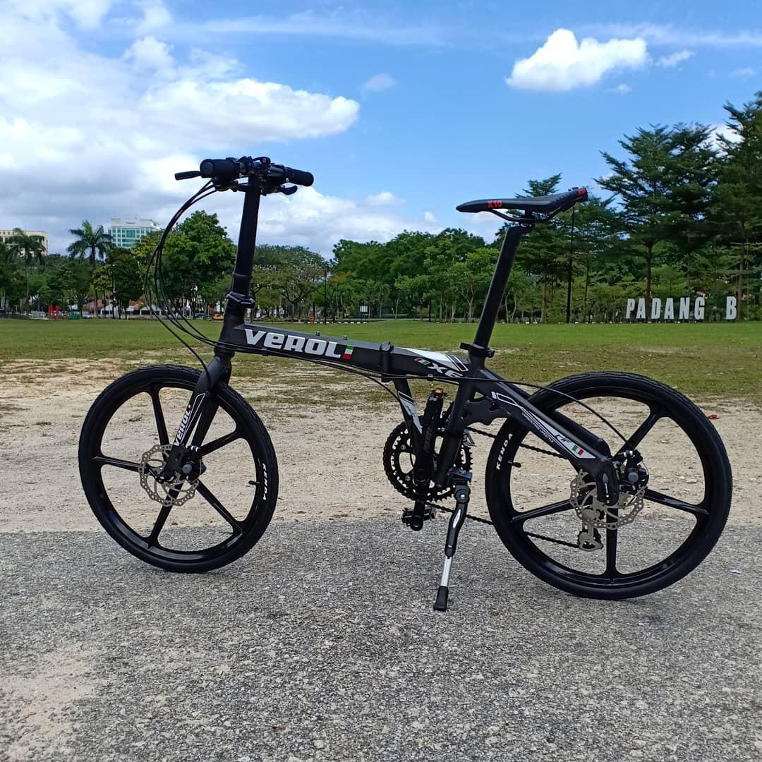Veroli x6 folding sale bike