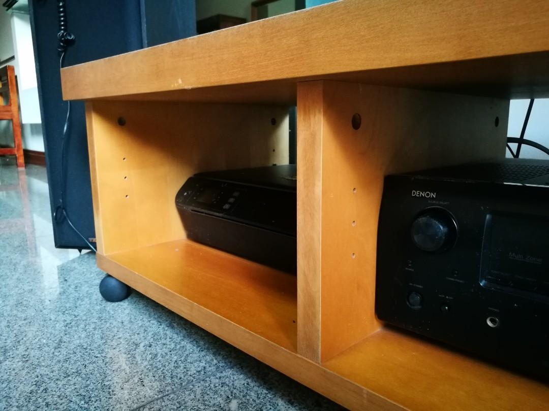 TV console with castors, Furniture & Home Living, Furniture, TV