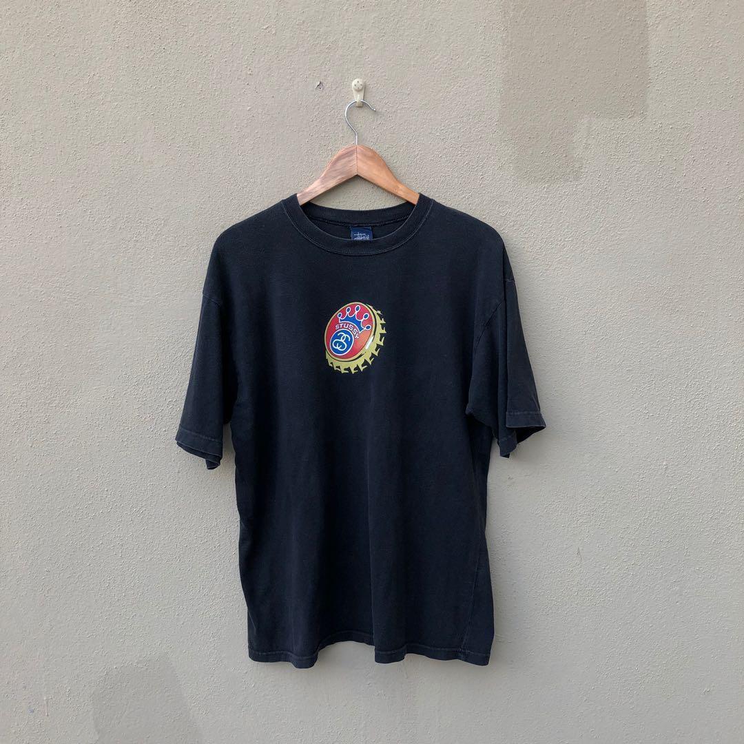 stussy bottle cap t shirt
