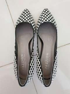 Pazzion kitten checkered heels