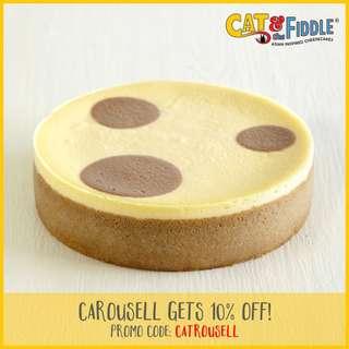 Classic New York Cheesecake by Cat & the Fiddle - Perfect for Birthdays!