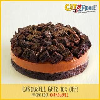 Devil's Chocolate Cheesecake by Cat & the Fiddle - Perfect for Birthdays!