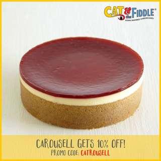Strawberry Cheesecake by Cat & the Fiddle - Perfect for Birthdays!
