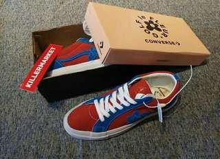 Converse One Star x GolfWang red blue