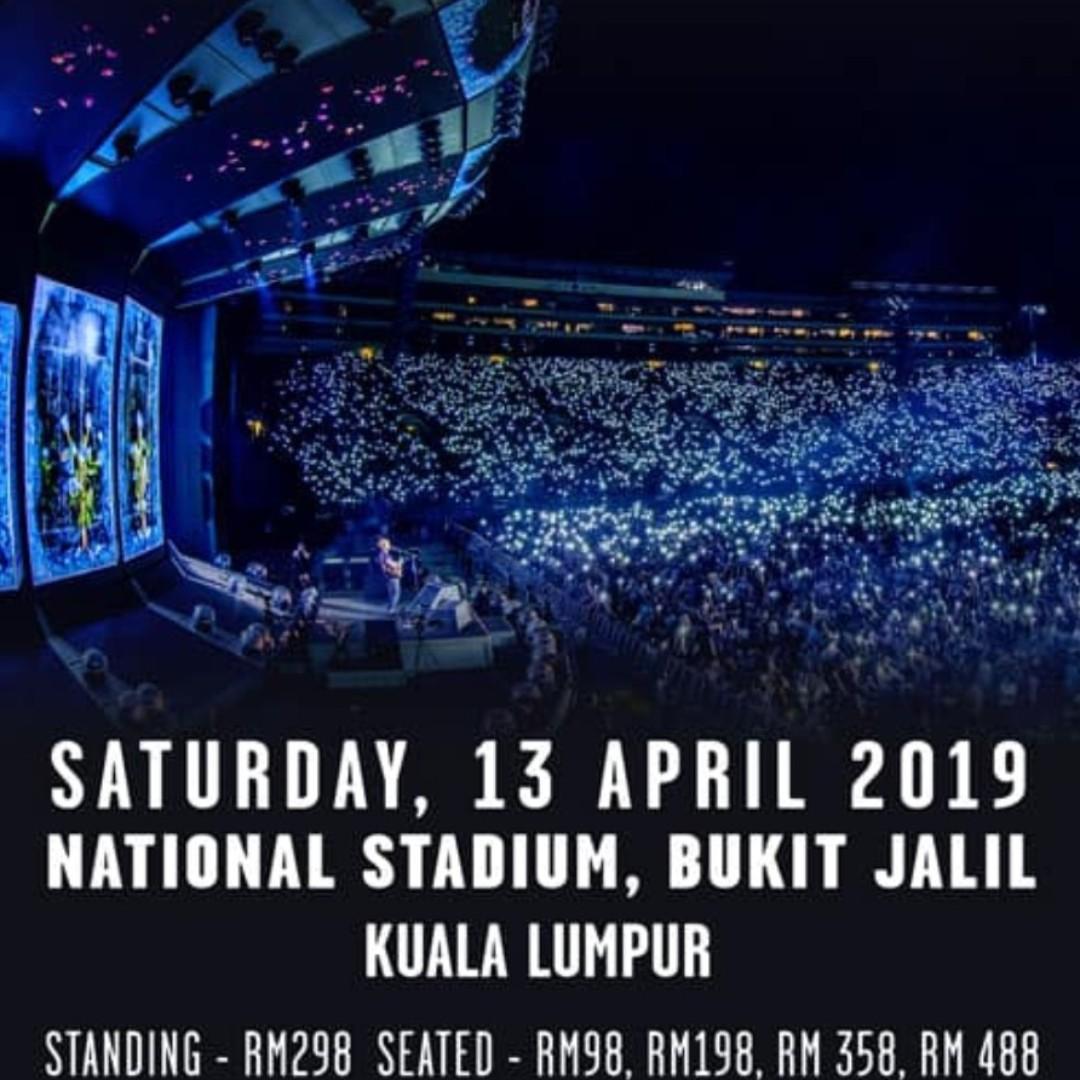4x Cat5 Ed Sheeran Kl Concert Tickets To Sell Tickets Vouchers