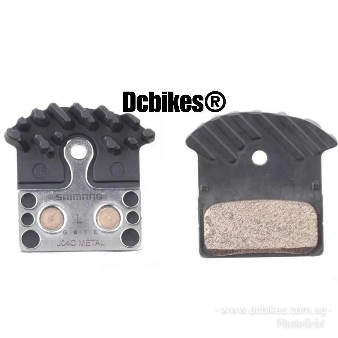 Shimano J04C Metal Cooling Fin Ice Tech Disc Brake Pads SLX Deore XT XTR M8000