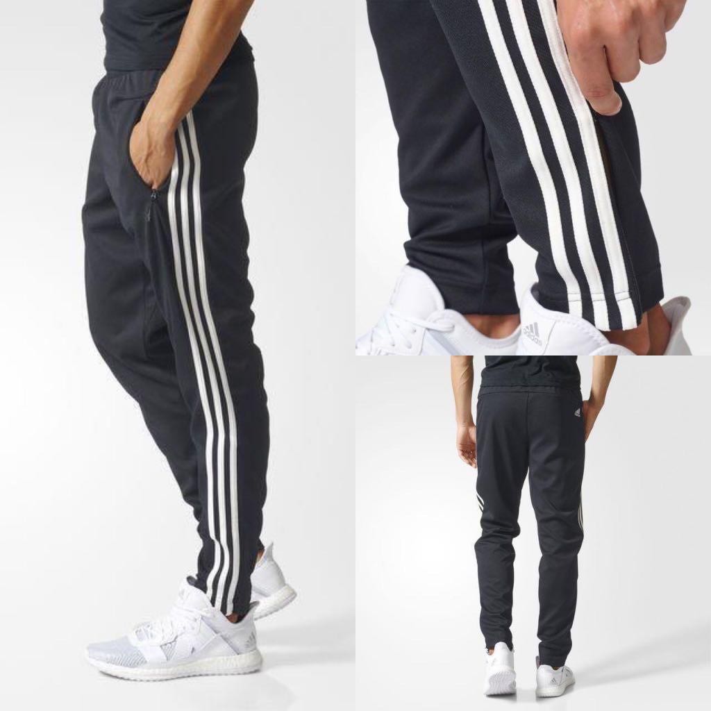 adidas joggers zipper ankle