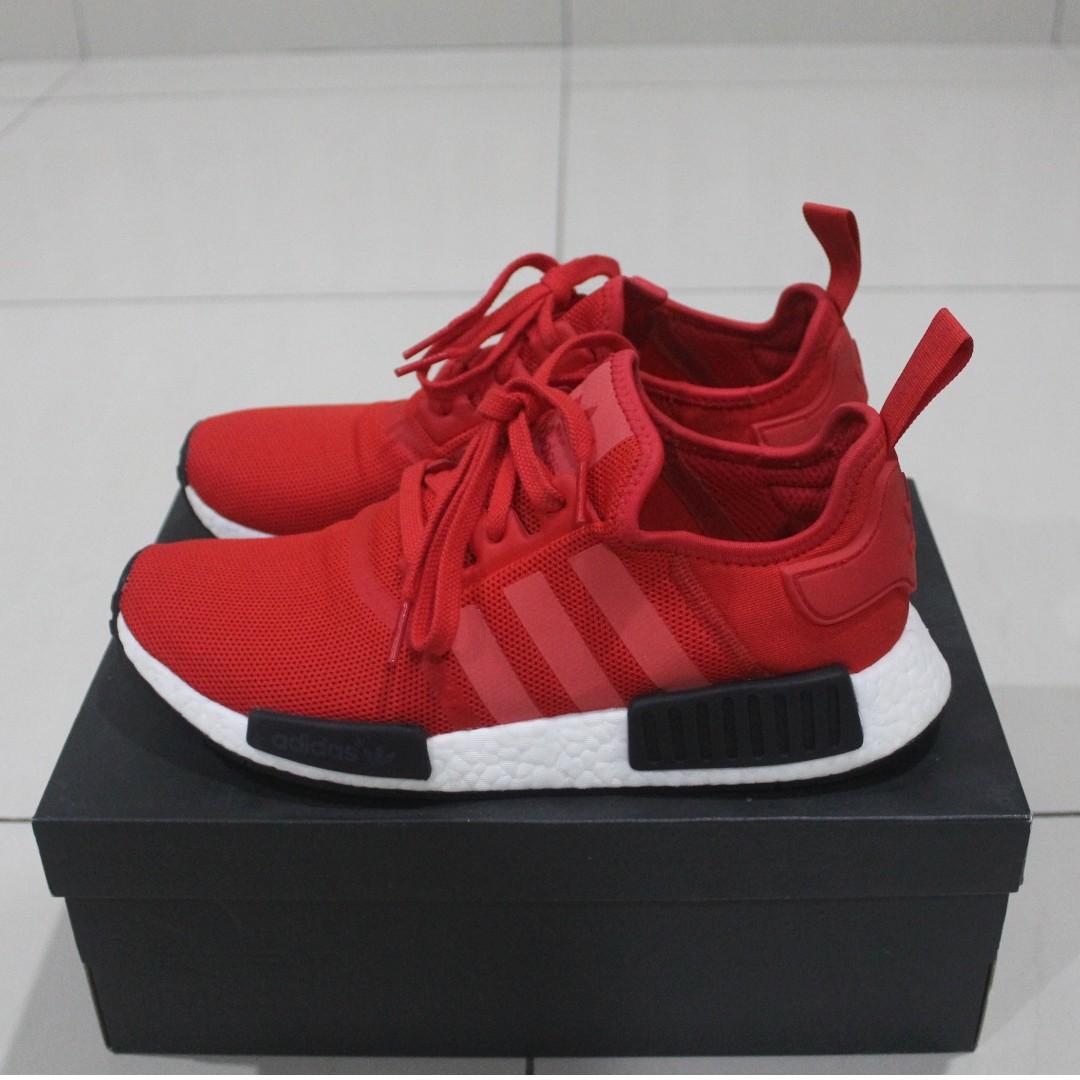 adidas nmd r1 clear red
