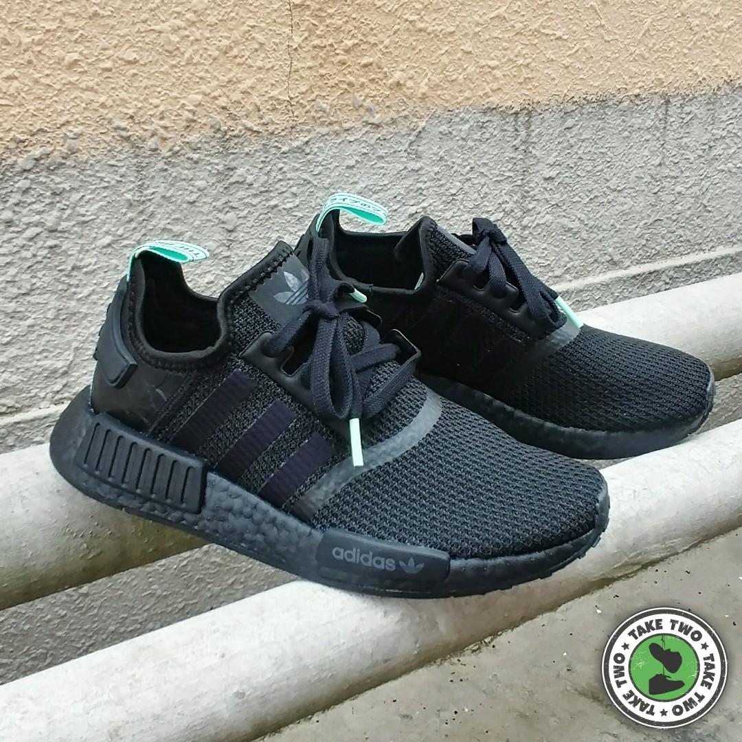 nmd black and mint