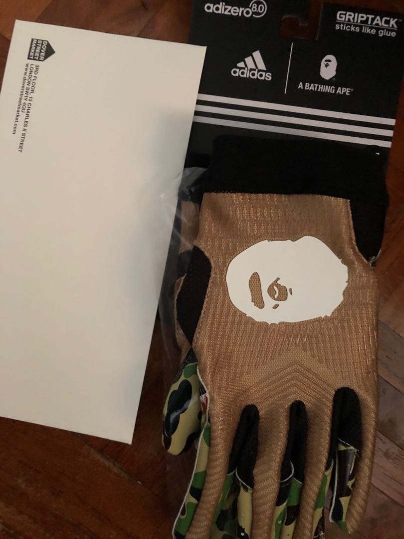 bape adidas gloves