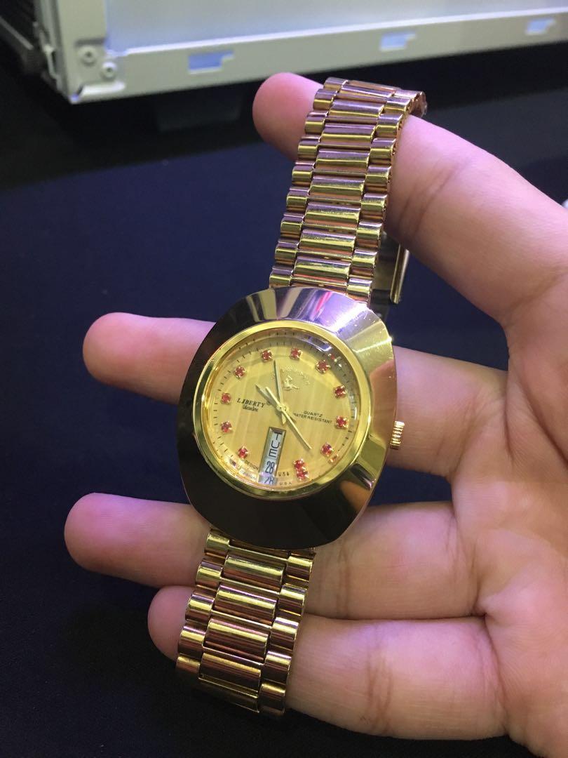 American Polo Watch Gold