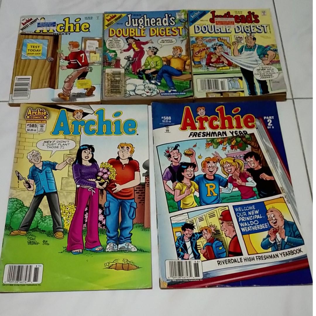 Archie Collectible Comics Rare Vintage Books Stationery Comics Manga On Carousell