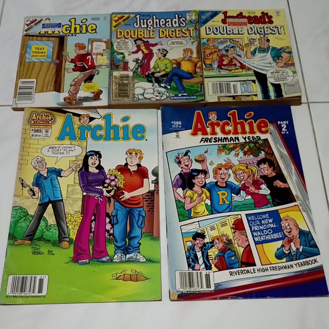 Archie Collectible Comics Rare Vintage Books Stationery Comics Manga On Carousell