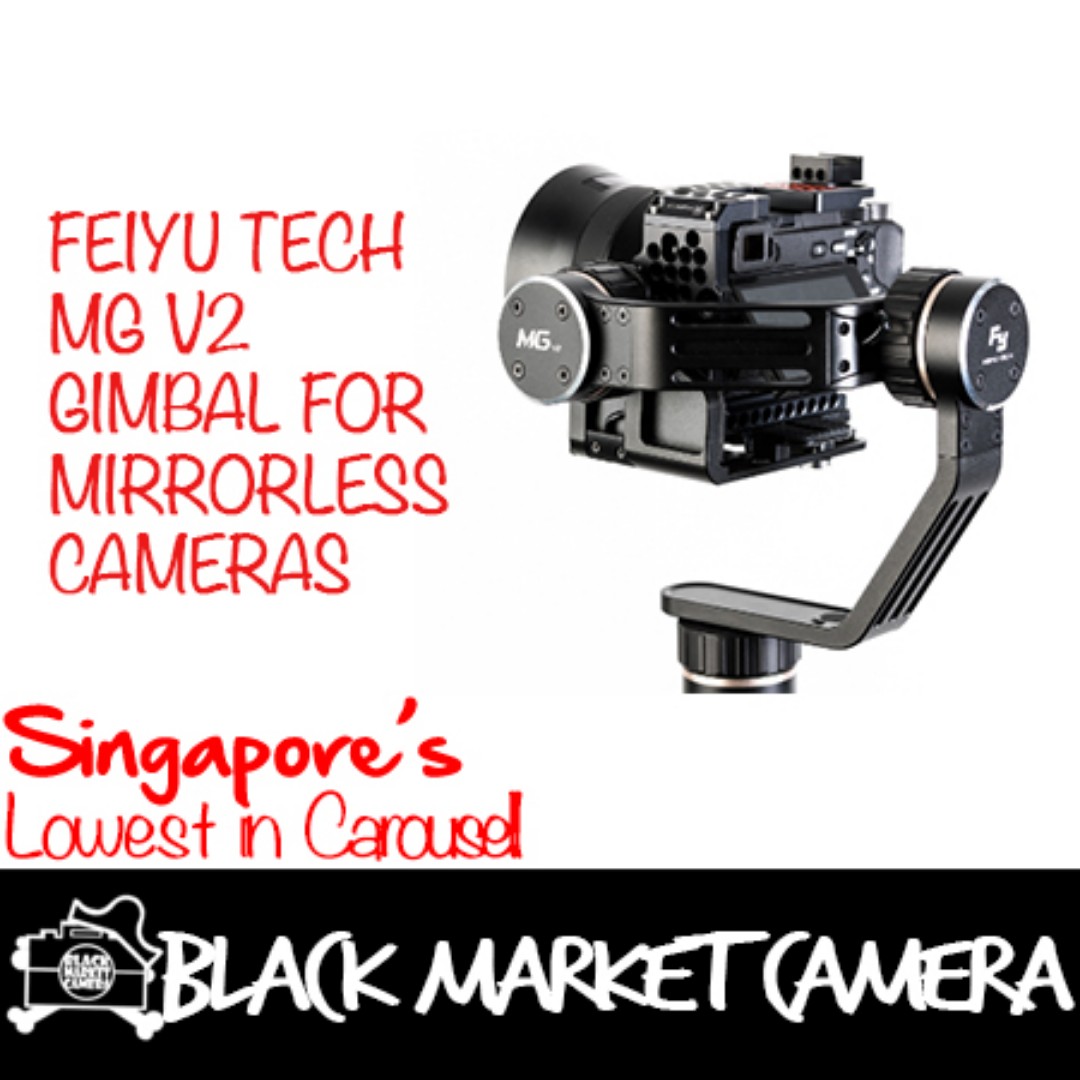 Bmc Feiyu Tech Mg V2 Gimbal For Mirrorless Dslr Cameras Photography Camera Accessories Others On Carousell