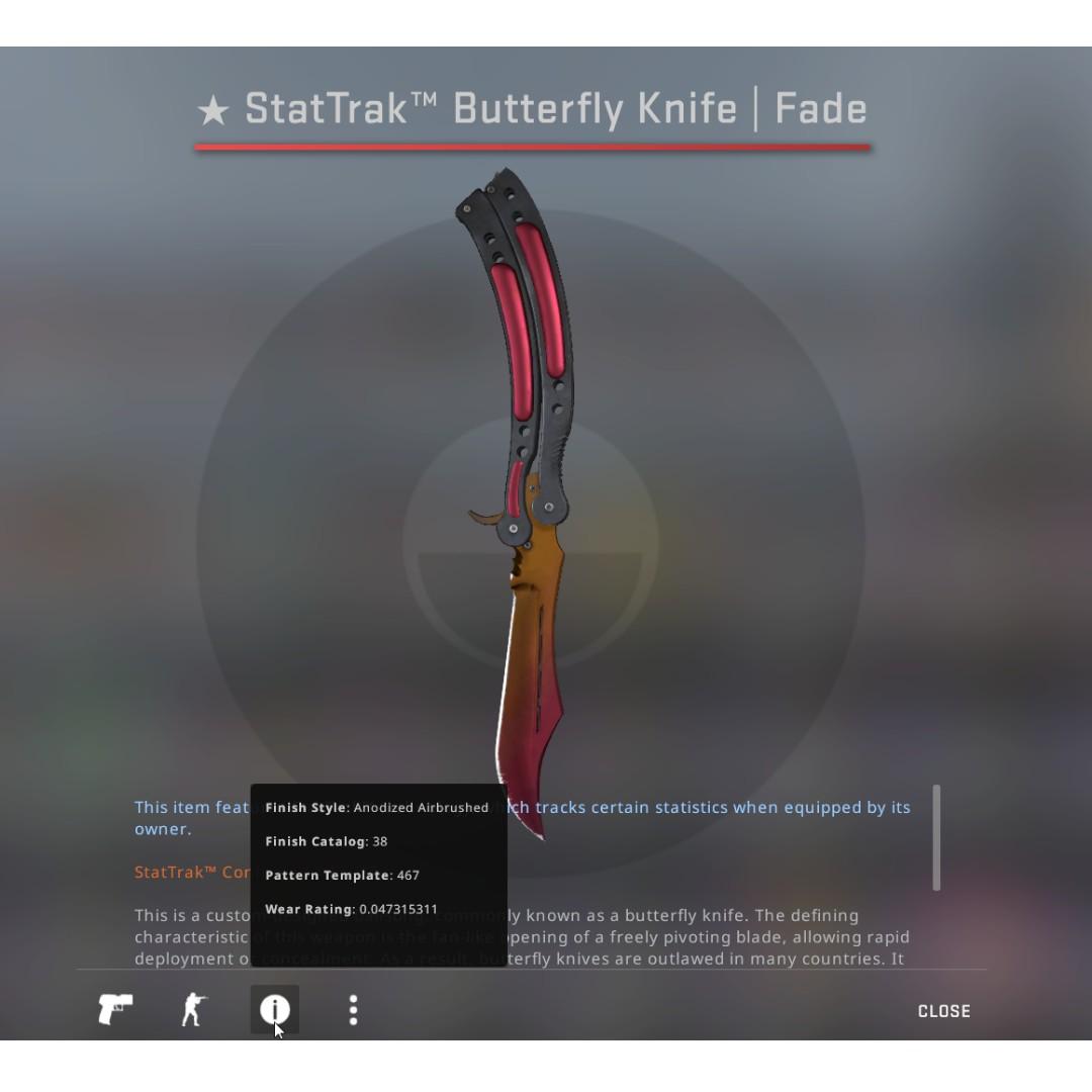 Stattrak tm нож бабочка