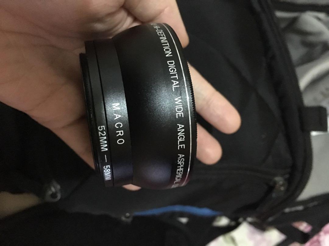 Canon Macro Lens (Category: Lens & Kits) located in Manila. Submitted by ksshhoopp (Listing ID 216015388, Image 1). Description: Canon Macro Lens 52-58mm.