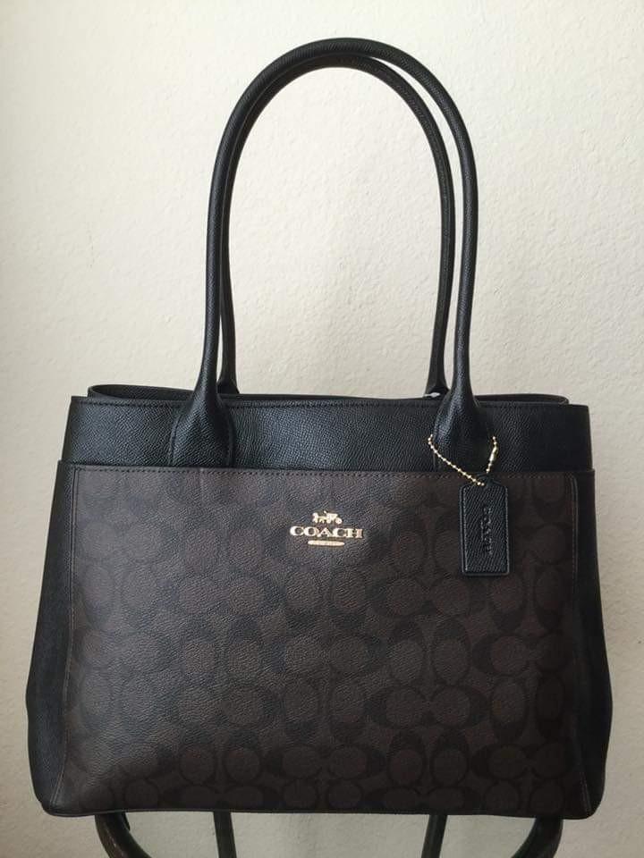 Casey tote in signature canvas store