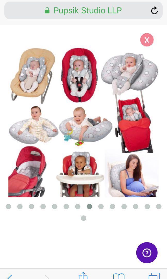 Clevamama ClevaCushion 10 in 1 Nursing Pillow Babies Kids