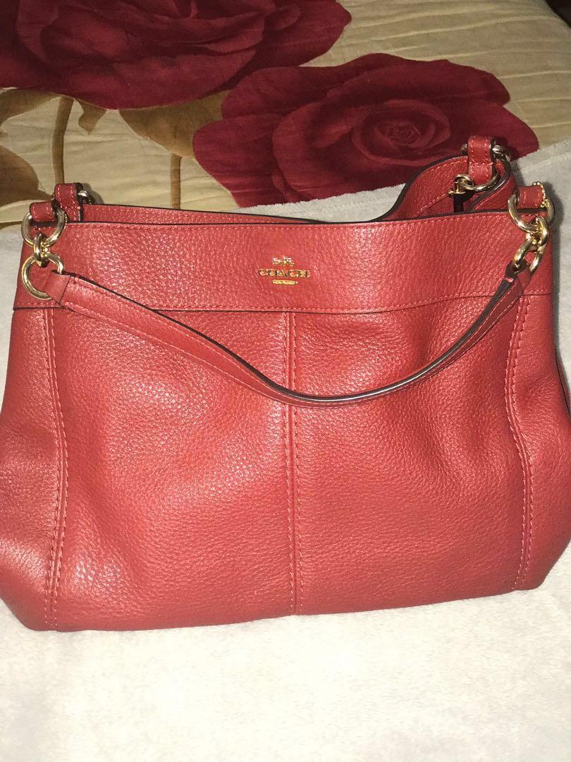 COACH SMALL LEXY SHOULDER BAG COACH F23537 in red