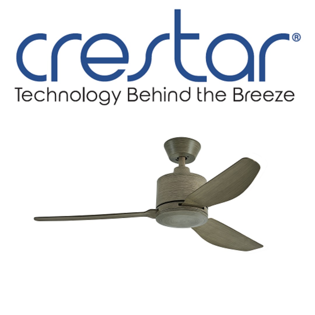 CRESTAR AIRIS 42 INCH 3 BLADE CEILING FAN WITH REMOTE CONTROL