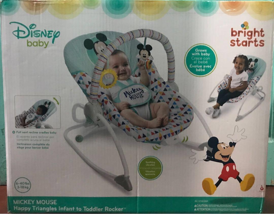 disney baby bright starts rocker