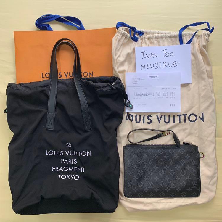 DS Louis Vuitton x Fragment Canvas Cabas Light Black Tote Bag, Men's  Fashion, Bags, Sling Bags on Carousell
