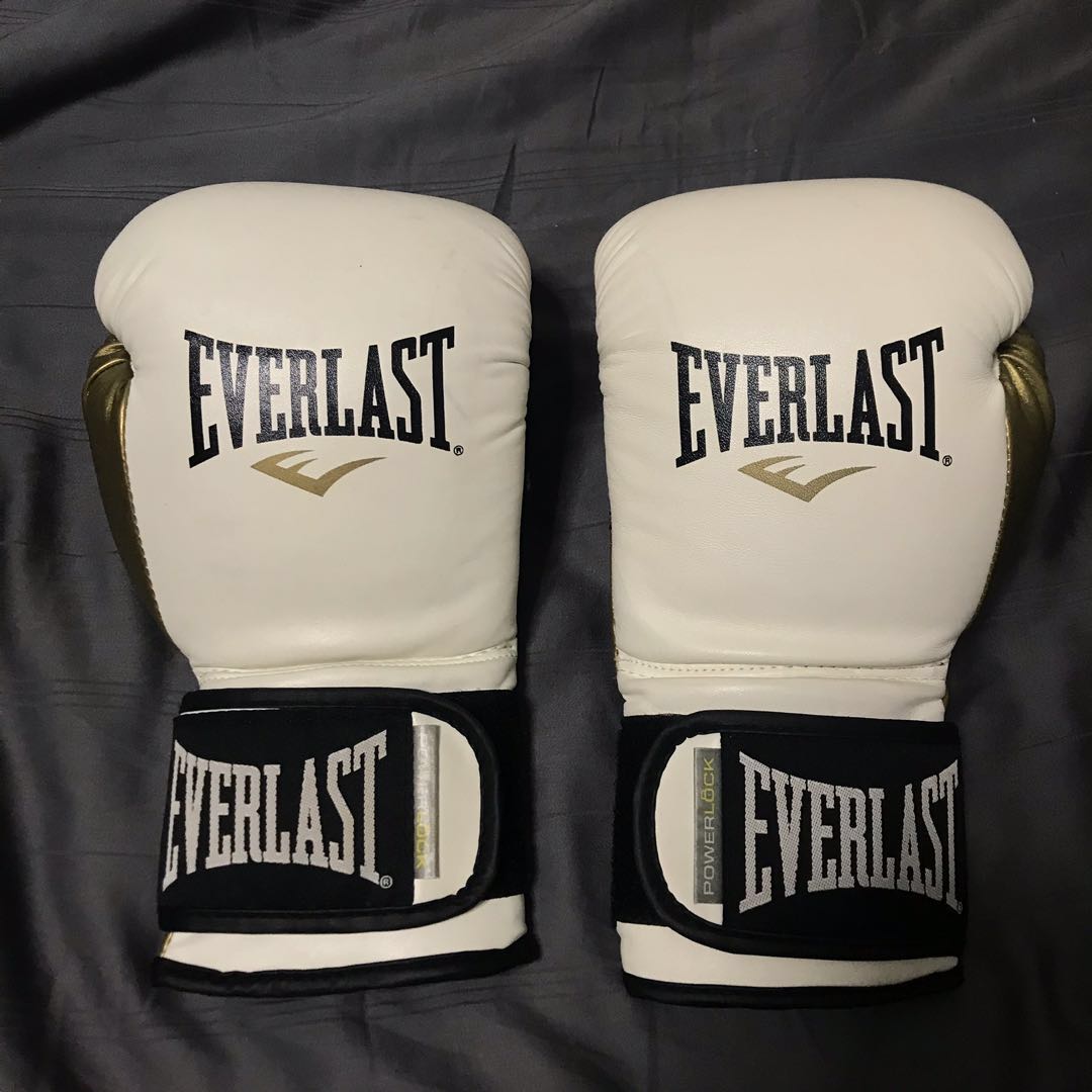 Everlast powerlock white and gold discount