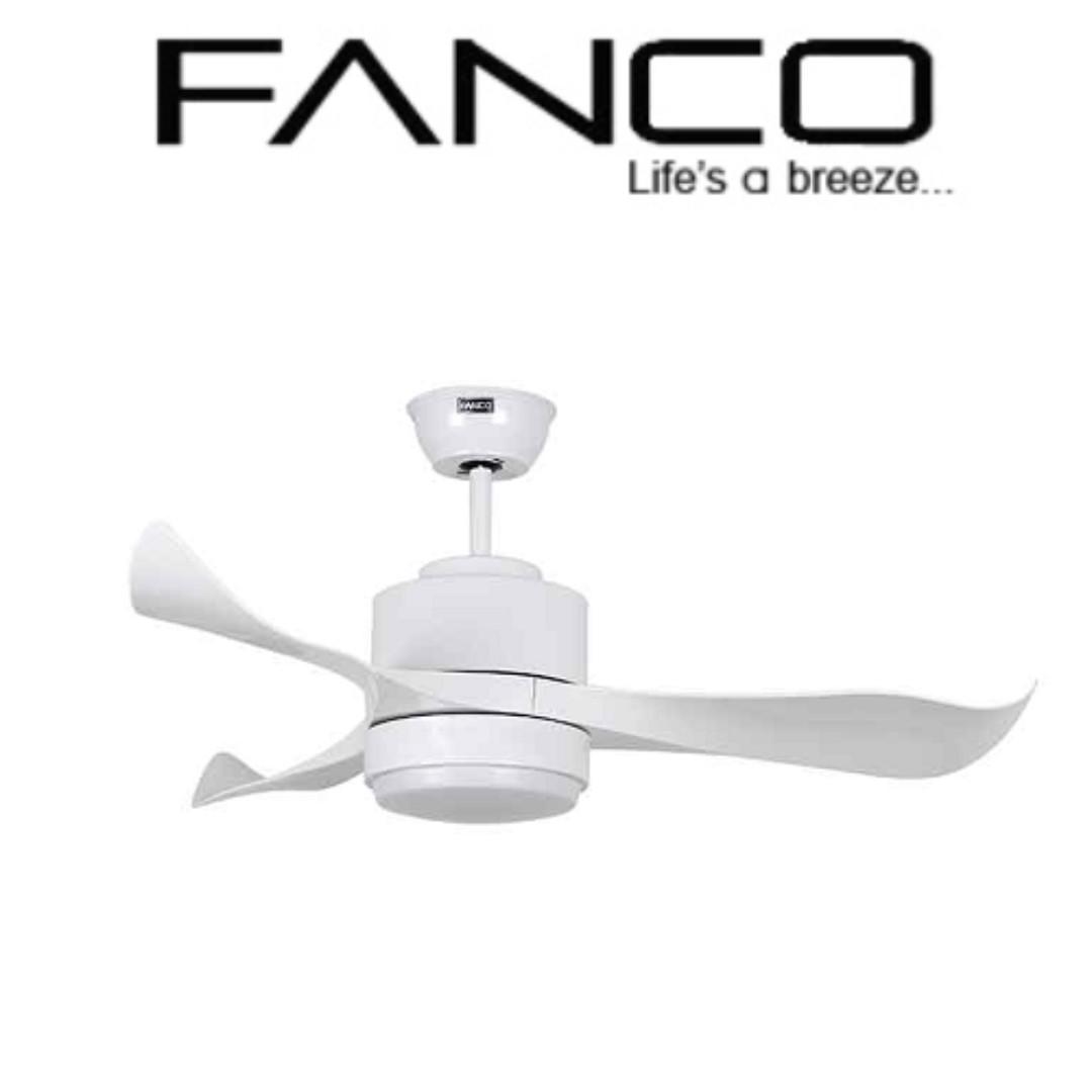 Fanco E Trinity 42 Inch 3 Blade Ceiling Fan With Led Light