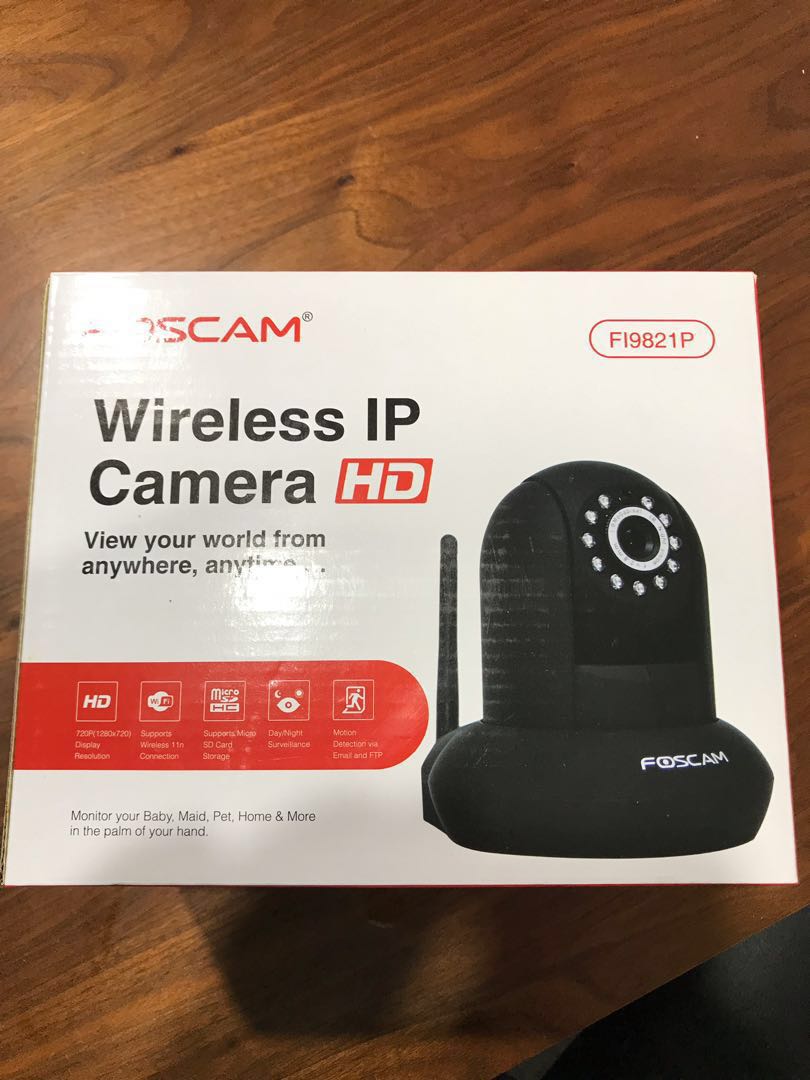 Foscam Fi9821p V2 Ip Cam Webcam Electronics Others On Carousell