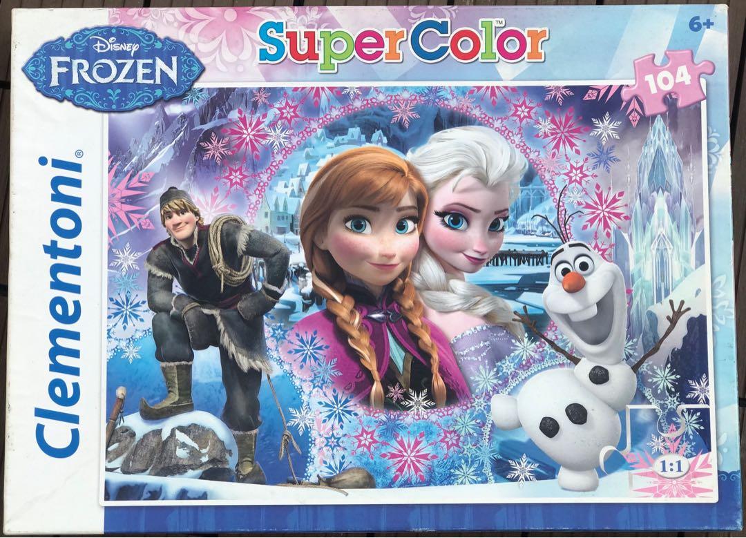 Frozen Jigsaw Puzzle Clementoni 104 pieces, Hobbies & Toys, Toys