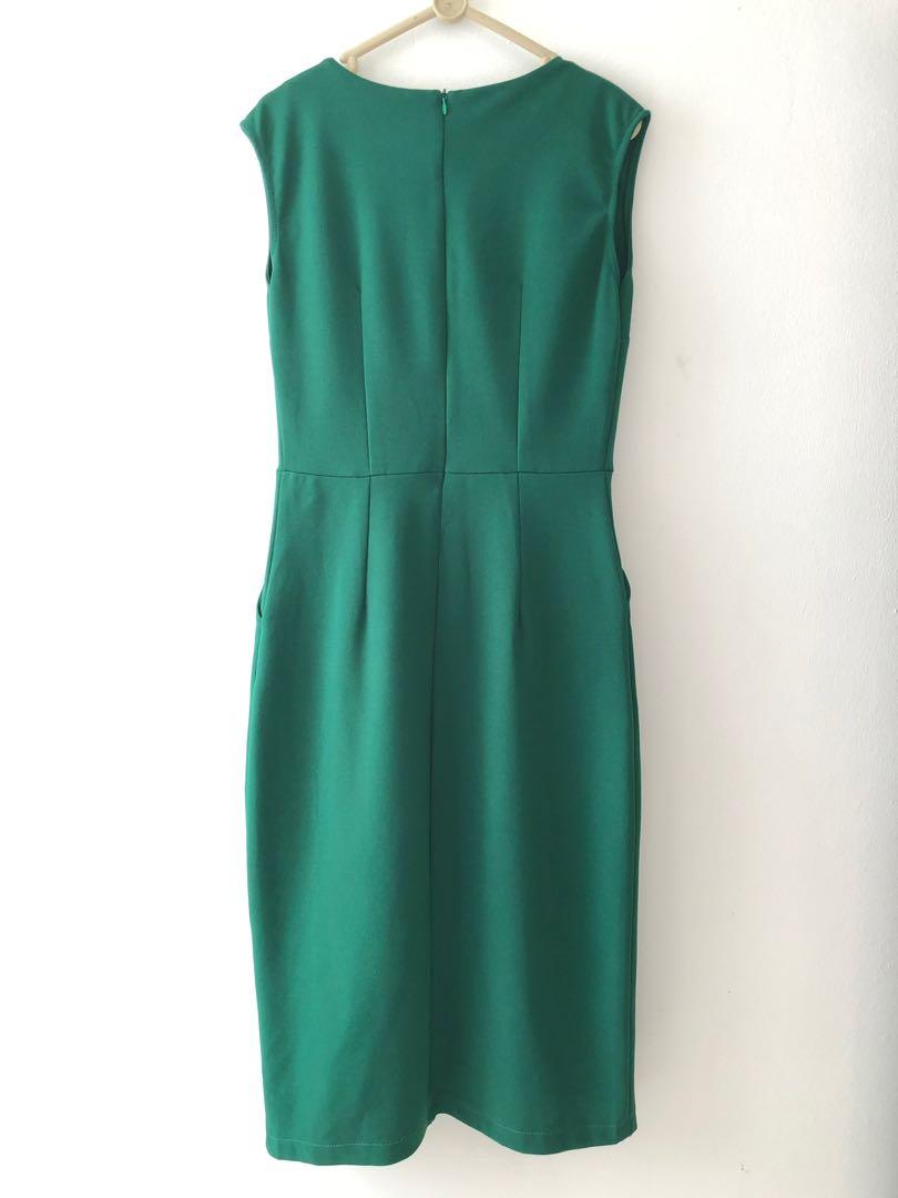 Green smart dress, Women's Fashion