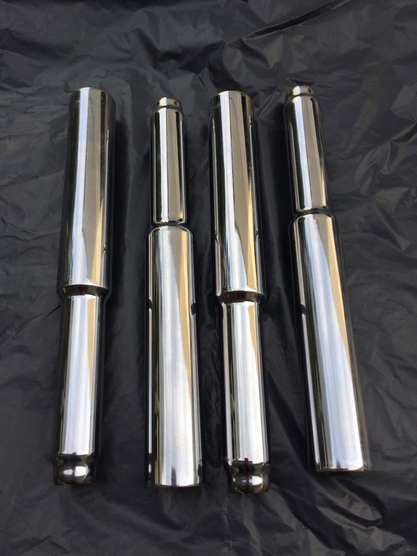 Harley Davidson XLH sportster chrome push rod cover tubes, Motorcycles