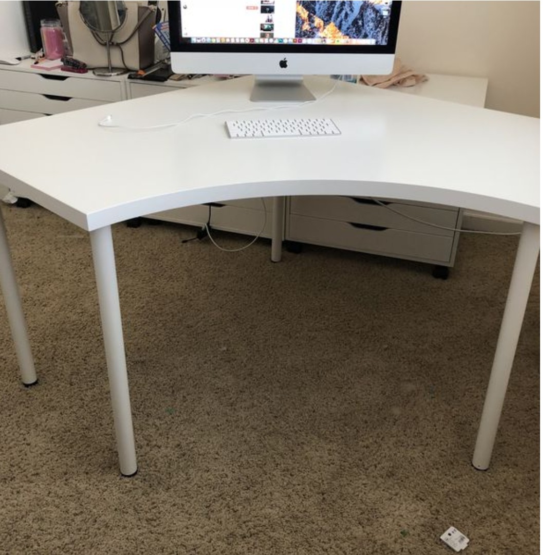 Ikea Linnmon Corner Table Working Desk