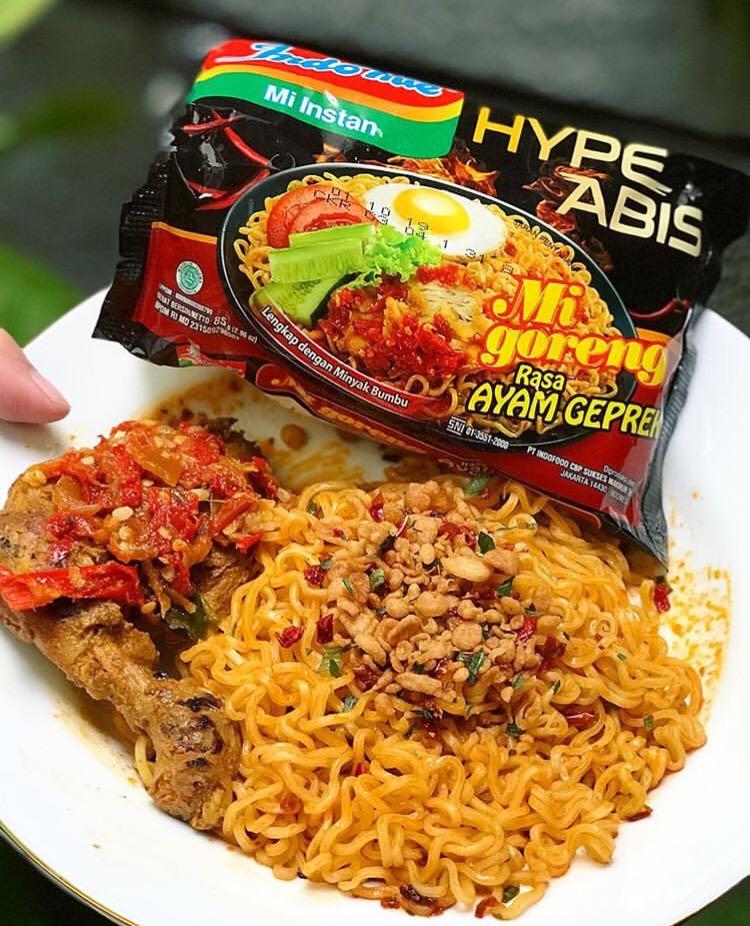 Indomie Ayam Geprek Makanan Minuman Makanan Instan Di Carousell